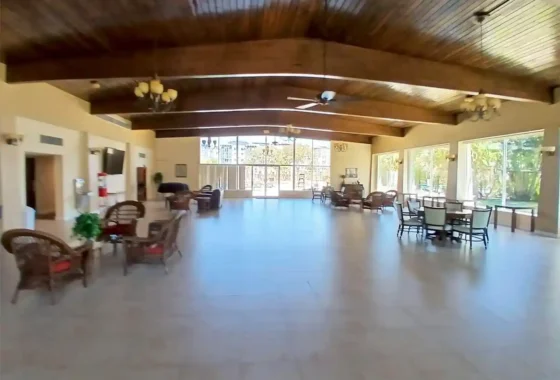 470 Executive Center Dr 4N West Palm Beach FL 33401-2979 Club House Interior Wood Beams