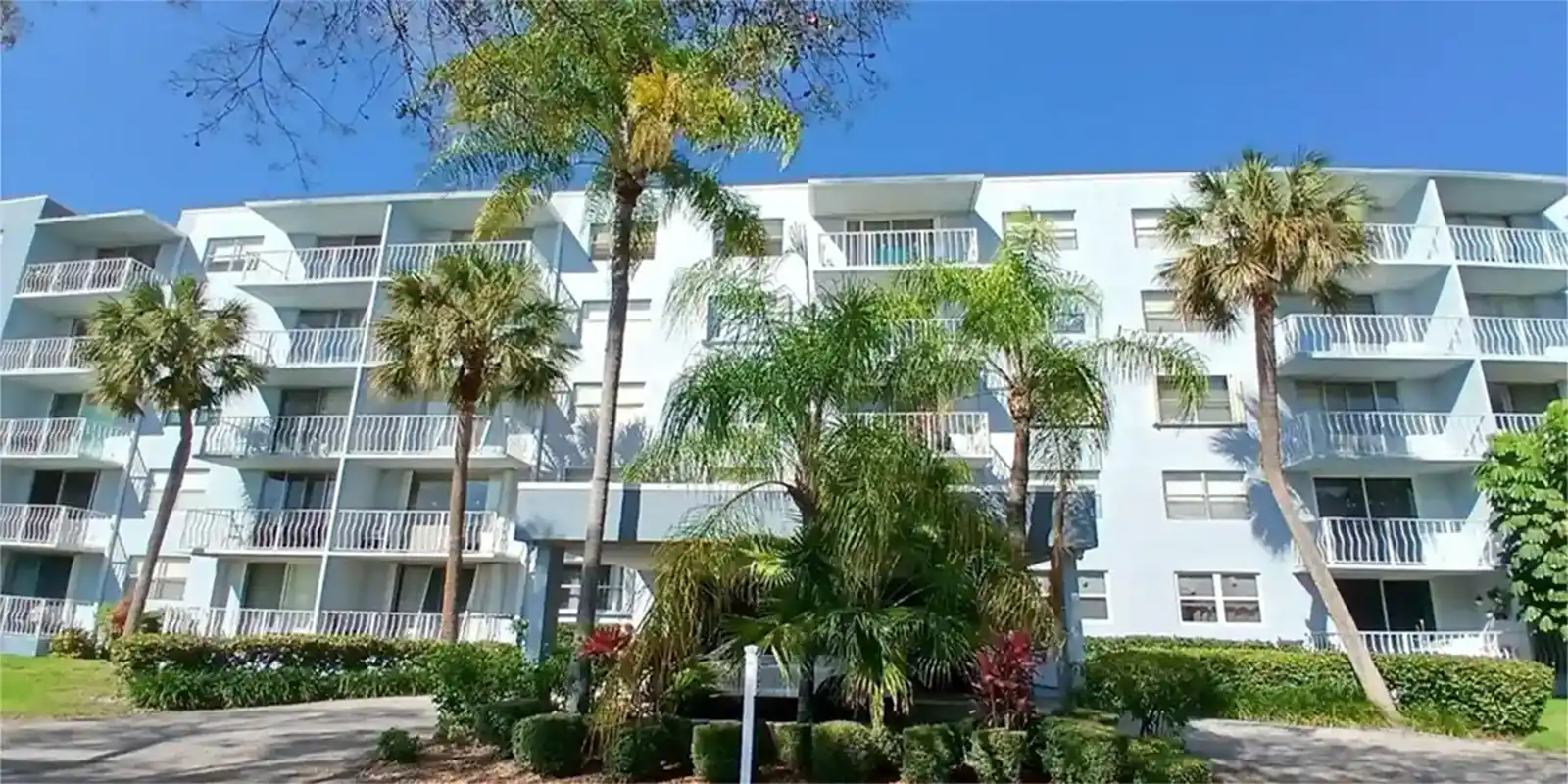 470 Executive Center Dr 4N West Palm Beach FL 33401-2979 Front Entrance of 470 Building with Palm Trees