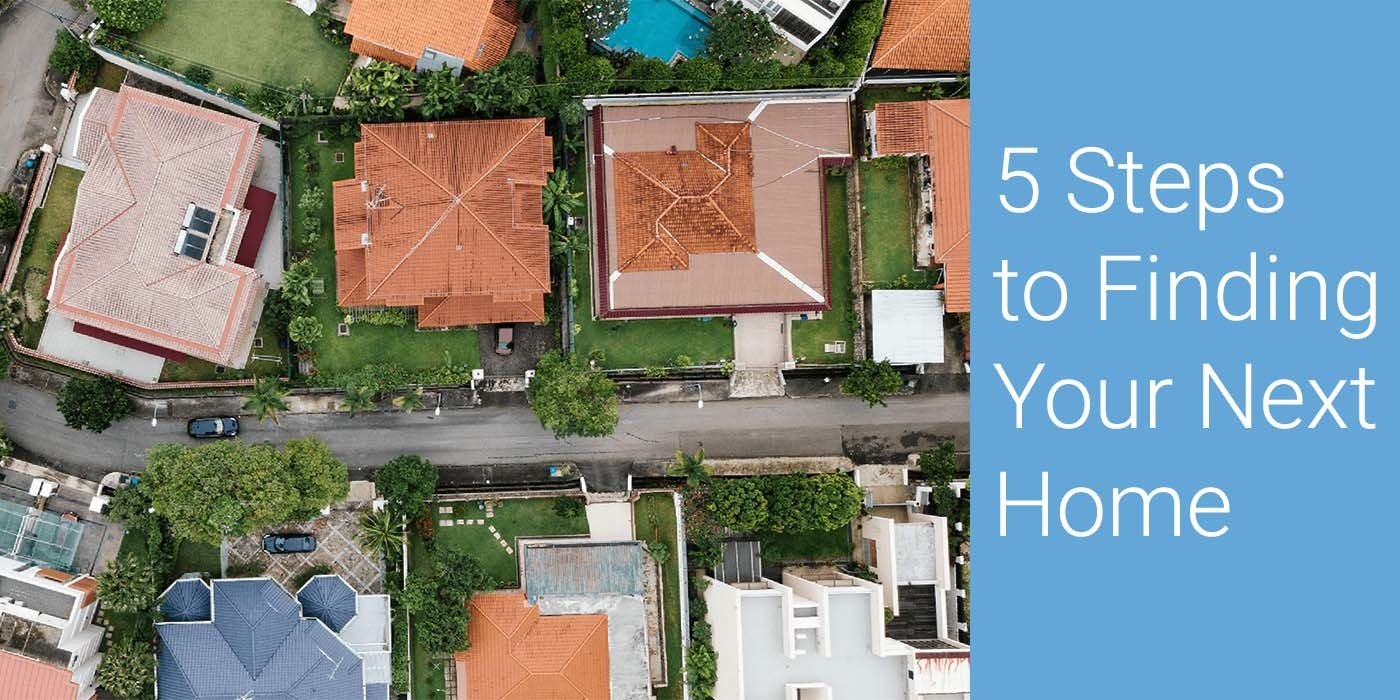 5 Steps to Finding Your Next Home Rooftops Grass Image 1400x700