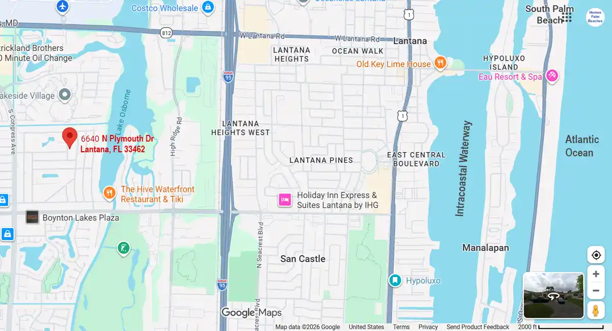 6640 N Plymouth Dr Lantana FL 33462 Google Map Image 1200x650