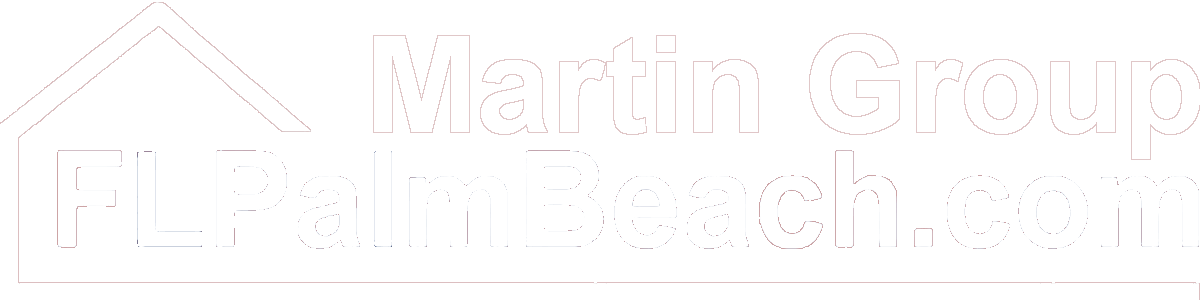 Logo - Website Martin Group FLPalmBeach.com White Letters