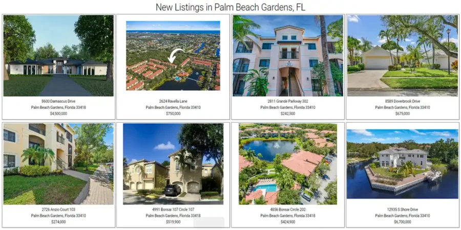 New Listings MLS Example Palm Beach Gardens Image