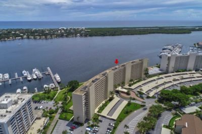 Old Port Cove Condo Building Intracoastal Marina2 East View From Balcony FLPalmBeach Martin Group Real Estate Image
