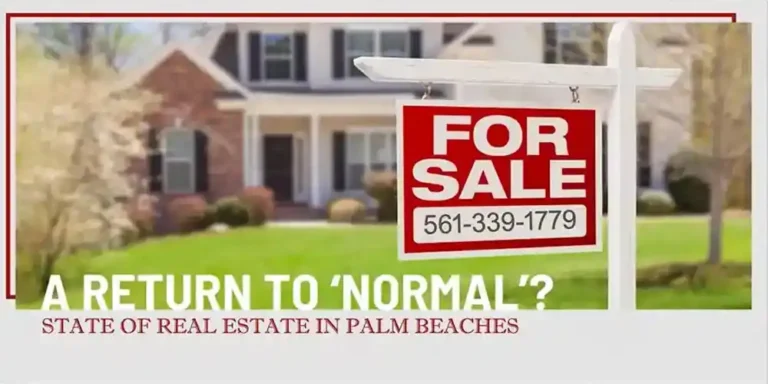 Real Estate Market Trends Palm Beaches 2022