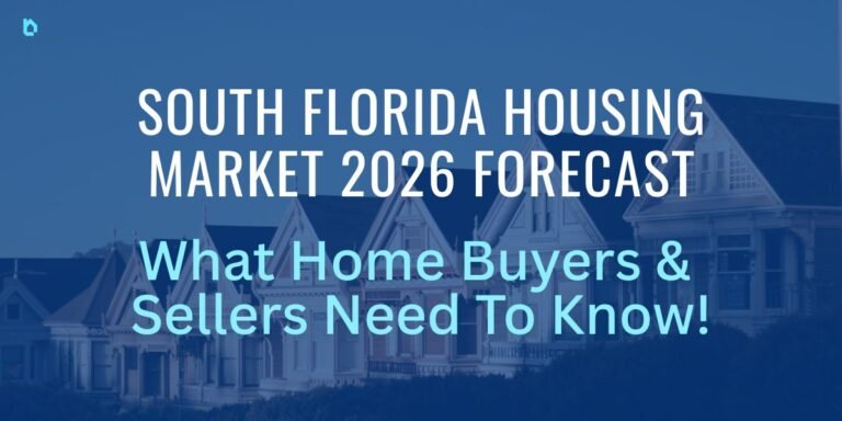 South Florida Housing Market 2026 Forecast Navy Background Image
