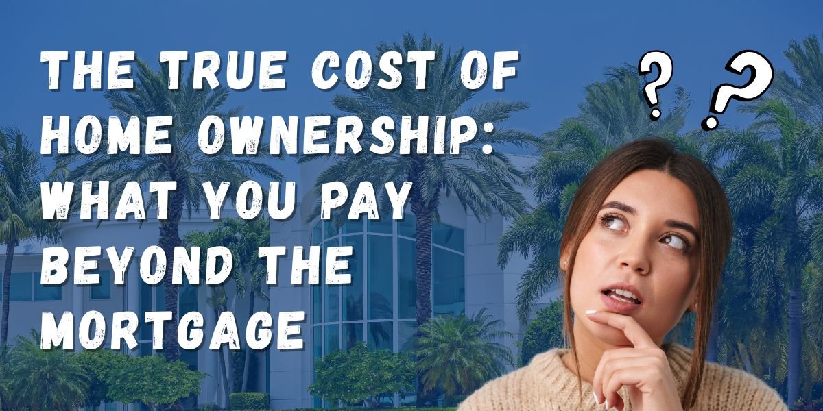 True Cost of Home Ownership Blog Header Woman Thinking Image + Title 1200x600