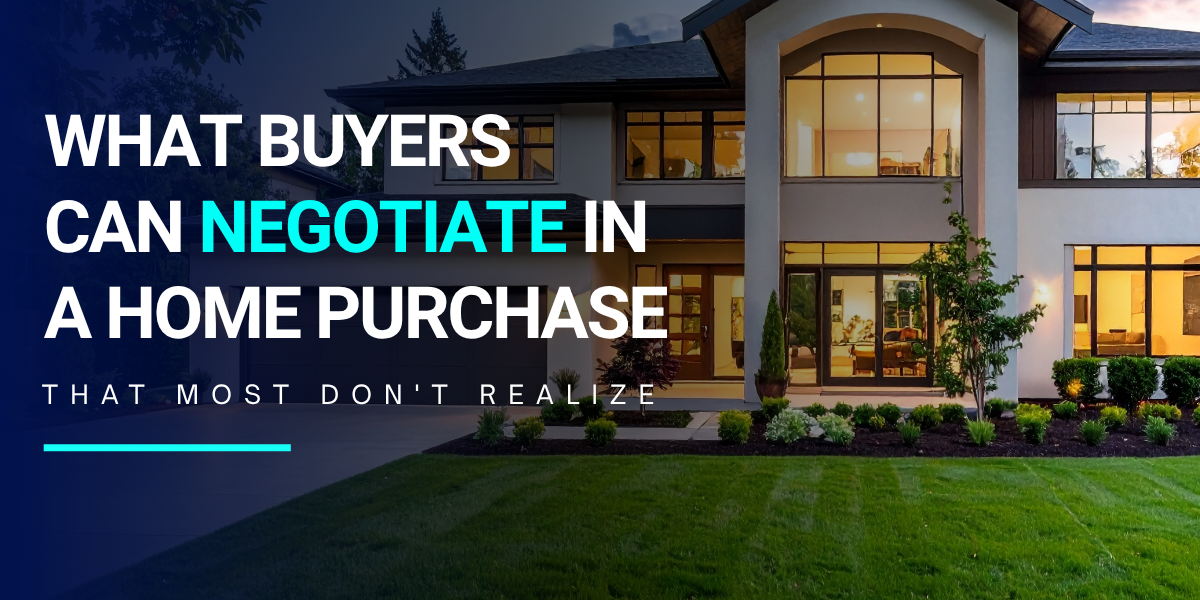 What Buyers Can Negotiate in a Home Purchase That Most Don’t Realize What buyers can negotiate in a home purchase Martin Group Homes Palm Beaches = Title over dark image of house